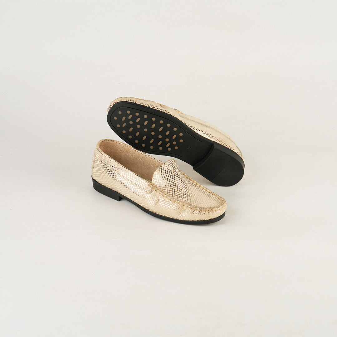 Mocassin Or Solaire